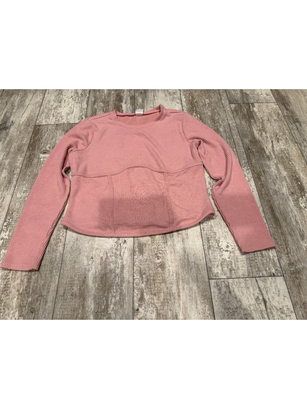 No Boundaries Womens XXXL Pink Ribbed Sweater Y2K Cozy